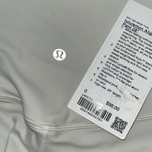 NWT White Lululemon Leggings!